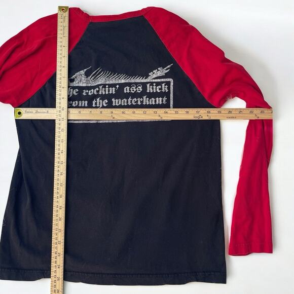 Y2K Promodoro Ballroom Hamburg Raglan T-Shirt M Punk Rock Aesthetic Germany VTG - Picture 3 of 6